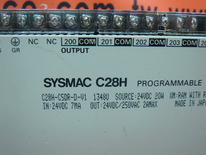 OMRON C28H-C5DR-D-V1 SYSMAC C28H PROGRAMMABLE CONTROLLER - PLC DCS ...